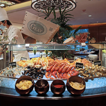 Clipper Lounge Dinner Buffet with free flow wine package for 2 people - Mandarin Oriental, Hong Kong